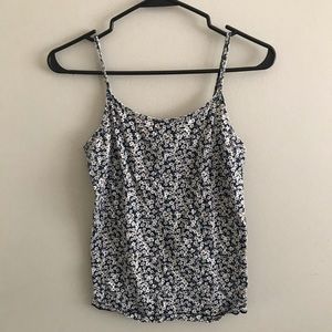 Blue Floral tank top
